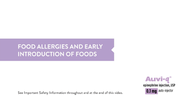 Food allergies and early introduction of foods