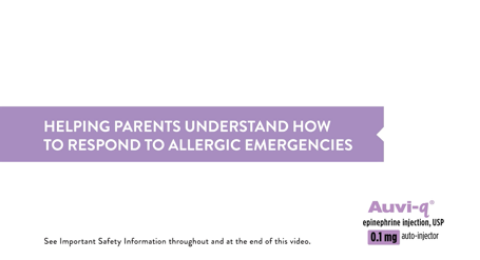 how to respond to an allergic emergency